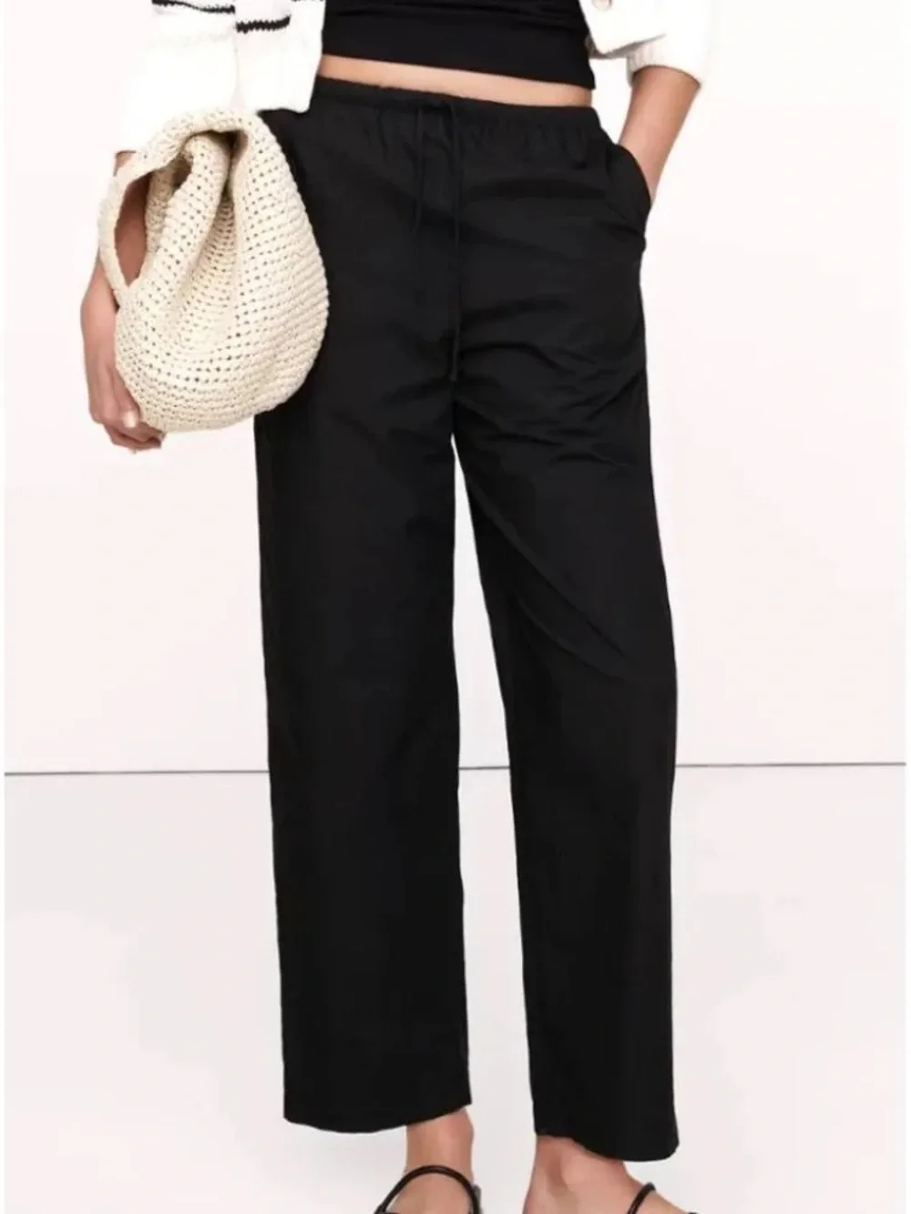 Banana Republic Poplin Pants (XS petite)